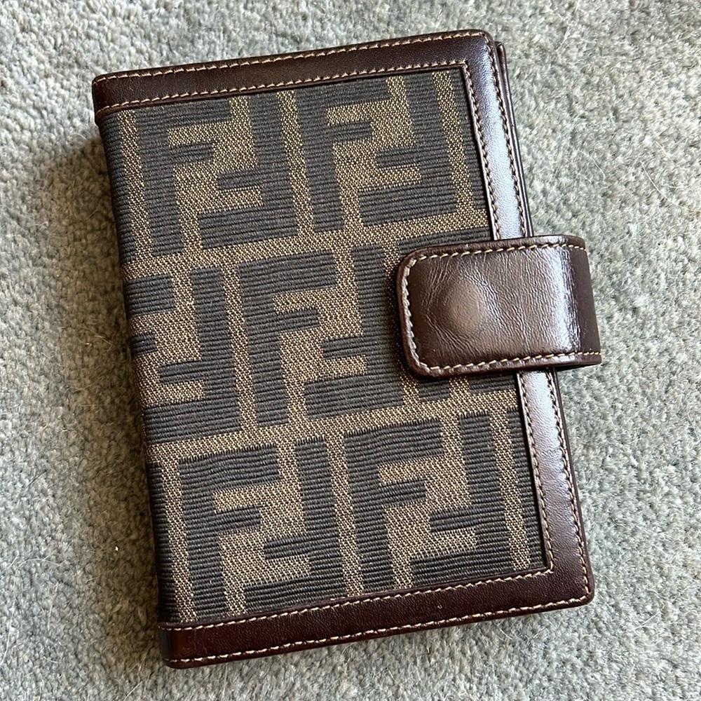 ❌SOLD❌Fendi Authentic Monogram Small Agenda Organizer LIKE NEW